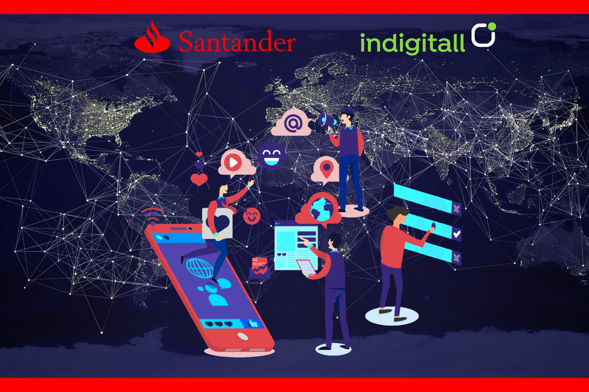 indigitall acelera su crecimiento gracias al Fondo Smart de Banco Santander