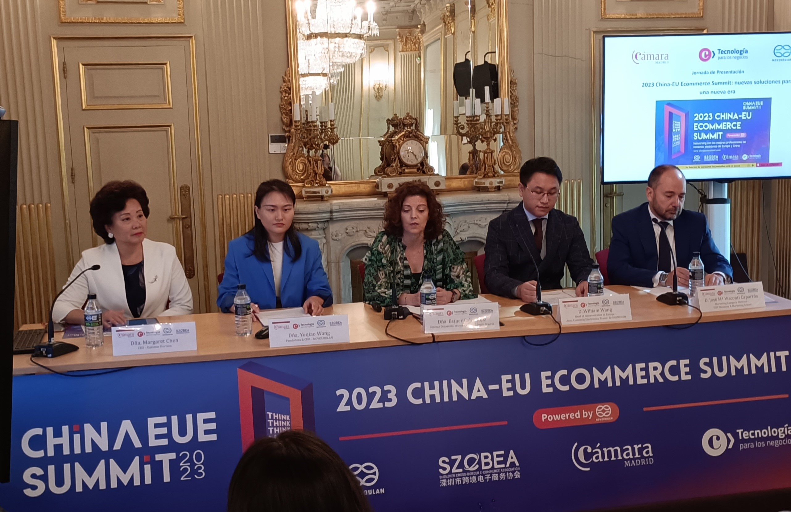 Decenas de empresas acuden a la presentación del 2023 China-EU Ecommerce Summit.