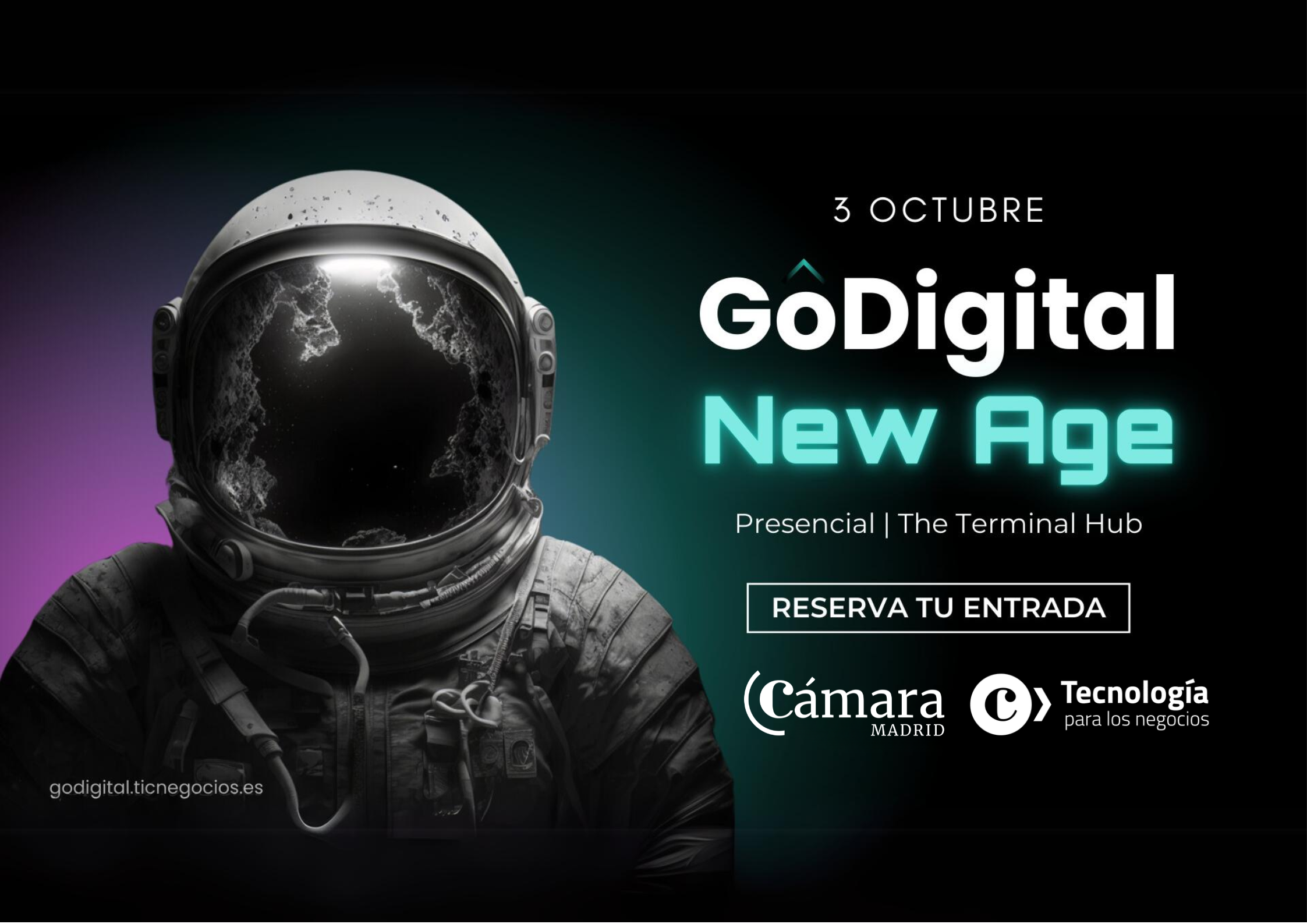 ¡La Cámara de Madrid y el Portal TIC Negocios presentes en GoDigital New Age 2024!