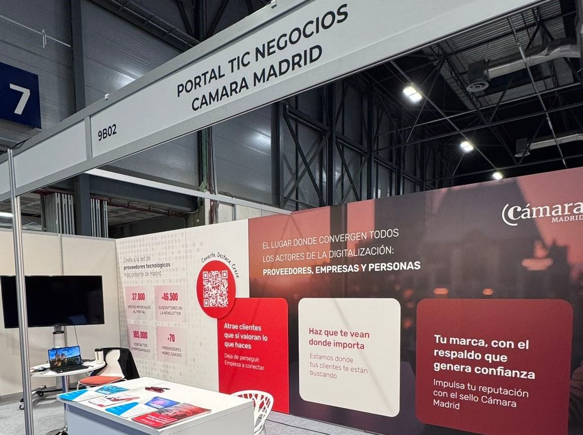La Cámara de Madrid y TIC Negocios cierran con éxito su participación en el Madrid Tech Show 2025