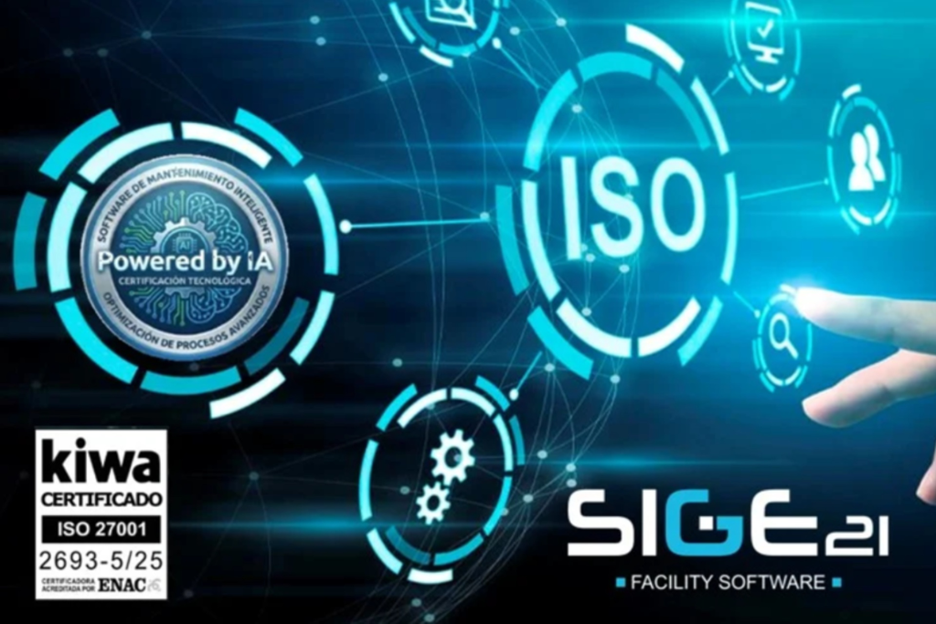 Sige21 obtiene la certificación ISO 27001 en seguridad de la información para su software GMAO