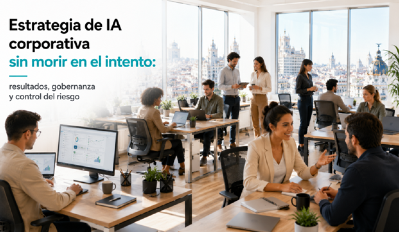 Estrategia de IA corporativa: cómo avanzar con resultados, gobernanza y control del riesgo