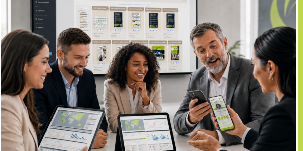 Servicios de gestión de la id digital, el networking y la rotación de personal para marcas con equipos comerciales