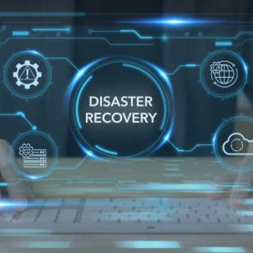 Disaster recovery concept. Restoring critical systems and data, backup and restoration procedures, proactive planning to mitigate risks and protect against potential disasters. IT system protection.