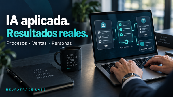 Fernando Aparicio, CEO de Neuratrade Labs: “La IA debe resolver problemas concretos de negocio”